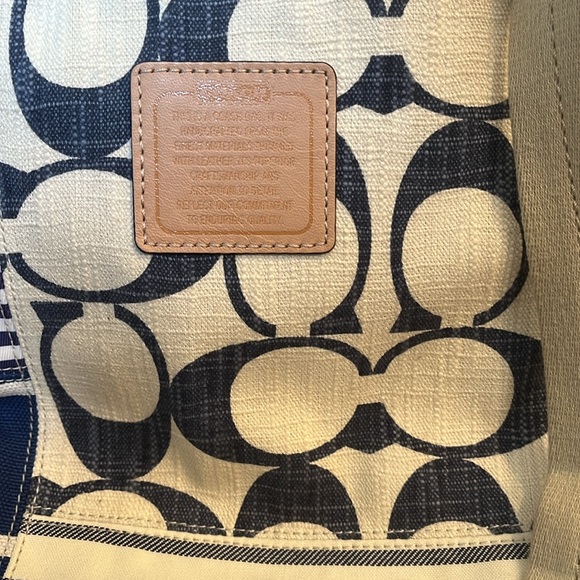 $358 Coach patchwork Daisy convertible striped Shoulder Bag Handbag 23963 F23963 - Picture 3 of 8